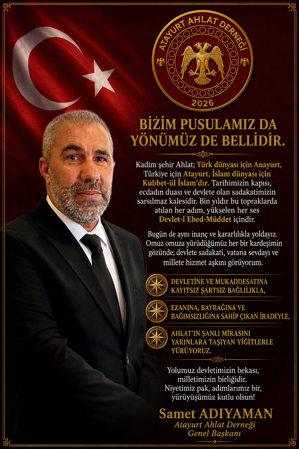 Samet Adıyaman — Genel Başkan