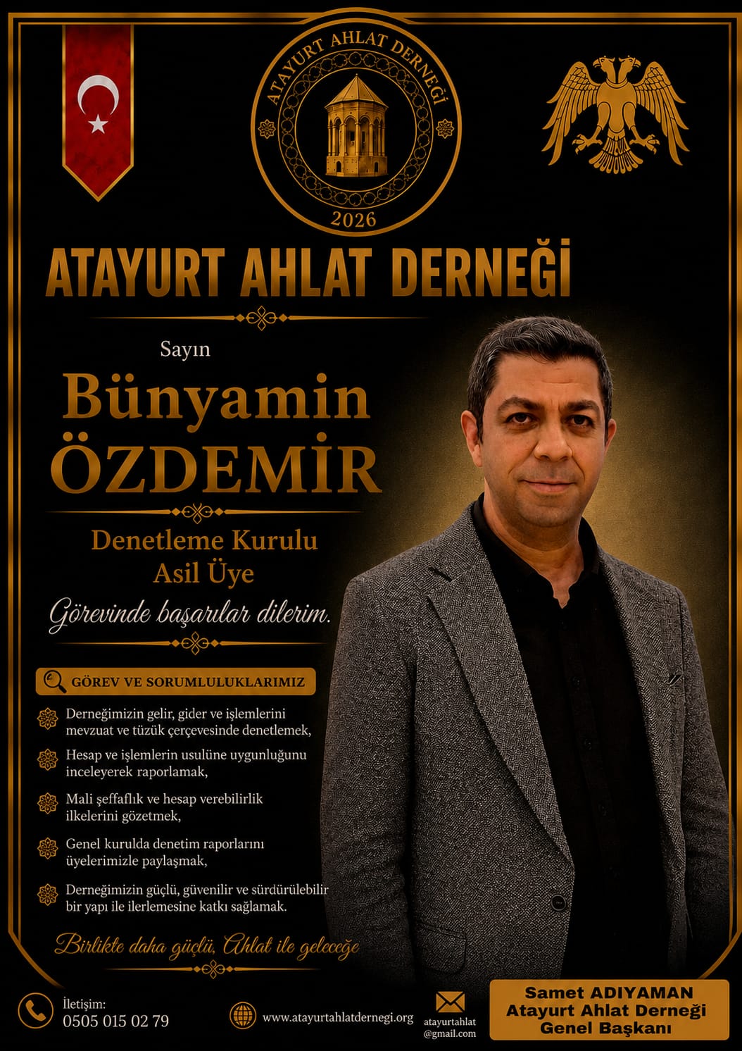 Bünyamin Özdemir — Denetleme Kurulu Asil Üyesi