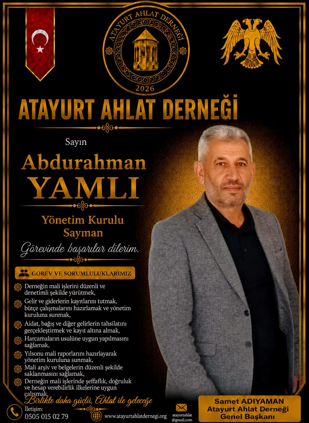Abdurahman Yamlı — Yönetim Kurulu Saymanı