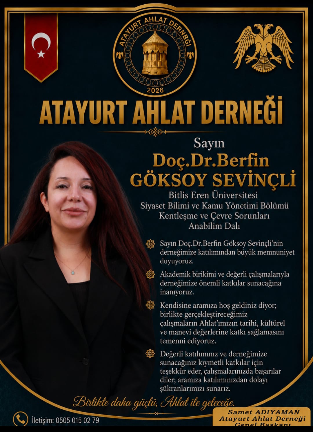 Doç. Dr. Berfin Göksoy Sevinçli — Akademik Katılım ve Çalışmalar