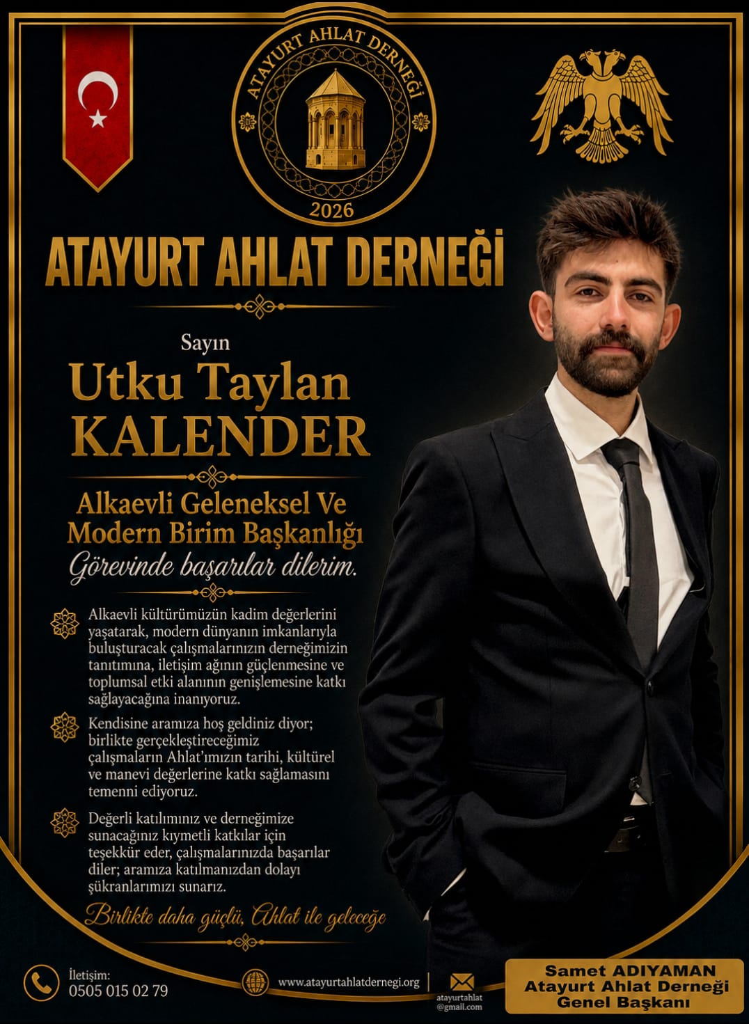 Utku Taylan Kalender — Alkaevli Geleneksel ve Modern Birim Başkanı